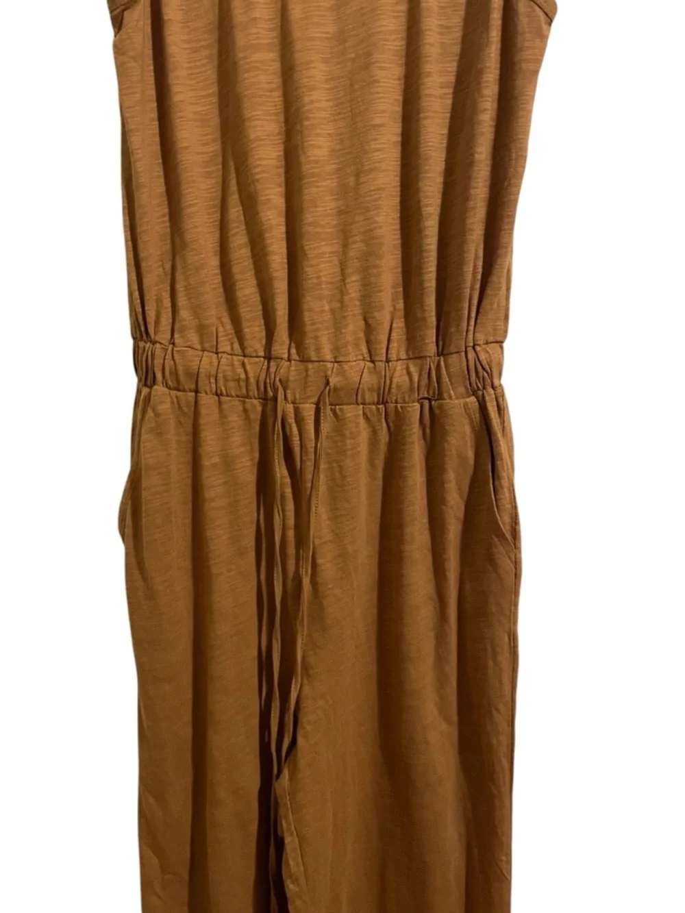 Three Bird Nest Brown Two-Piece Lounge Set Cotton Robe Jumpsuit NWT Size Small